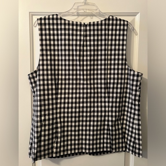 Talbots shirt/ black & white size 16 - Picture 9 of 9